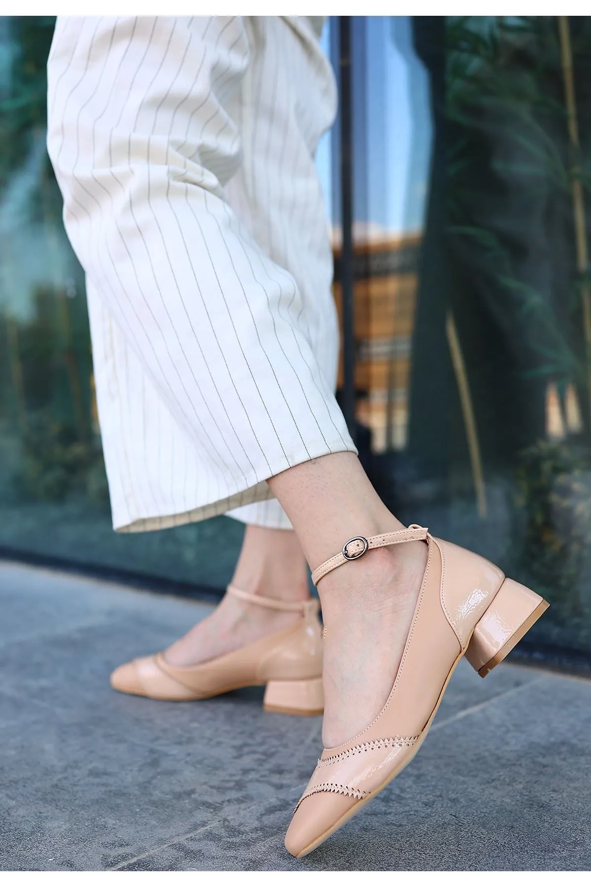 Women's Cream High Heel Shoes