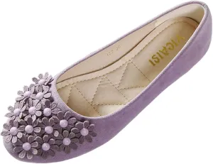 Women's Dress Flats Ballet Flats Shoes for Women Rhinestone Pointed Head Ballet Flats Pointed Toe Leopard Flats
