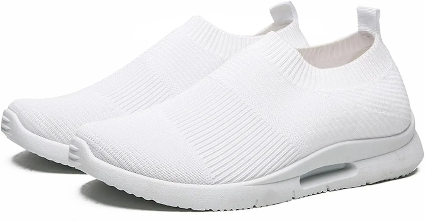 Women's Fashion Sneaker Mesh Slip On Black Non Slip Shoes for Women Comfortable Casual Dress Shoes for Women Womens Red Loafers Slip On Shoes for Men Sneakers