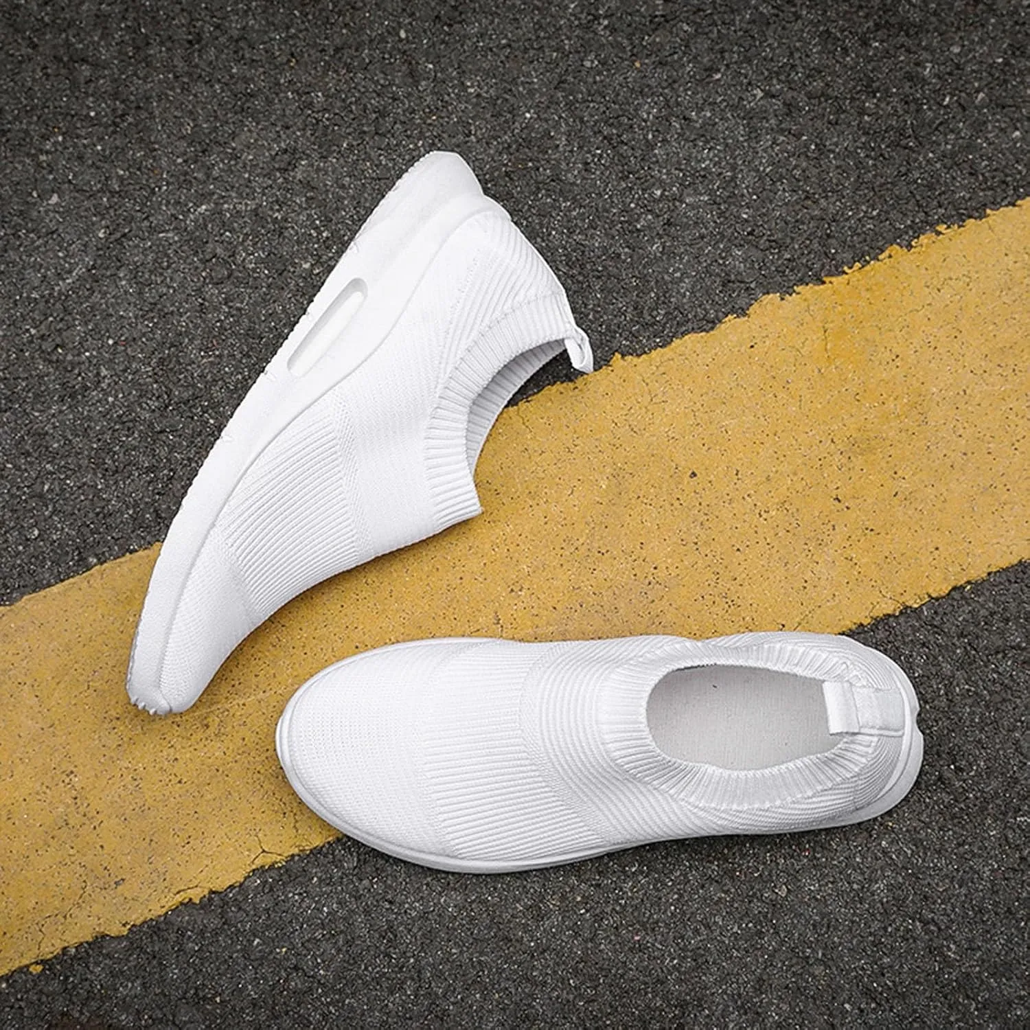Women's Fashion Sneaker Mesh Slip On Black Non Slip Shoes for Women Comfortable Casual Dress Shoes for Women Womens Red Loafers Slip On Shoes for Men Sneakers