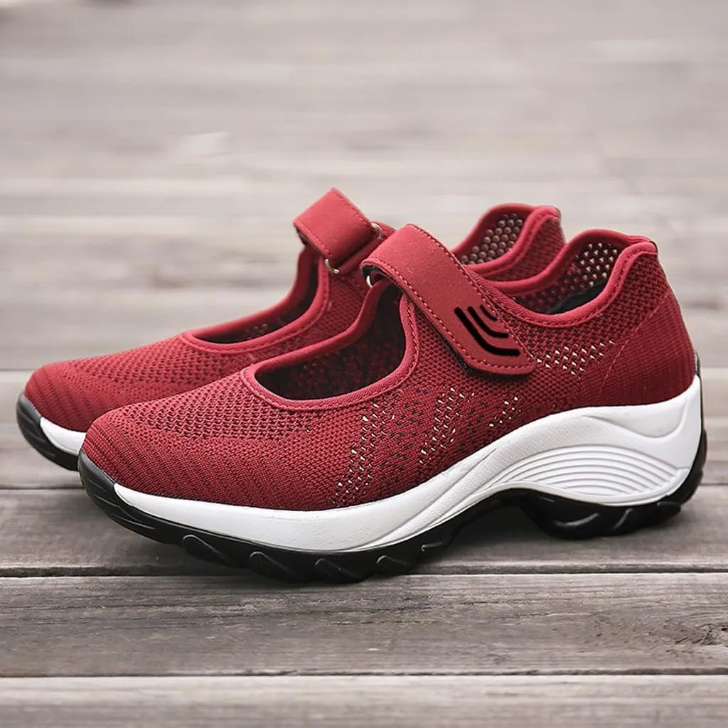 Women's Fashion Sneaker Mesh Slip On Black Non Slip Shoes for Women Comfortable Ladies Shoes Casual Slip On Loafers for Women Casual Grey Sneakers Women