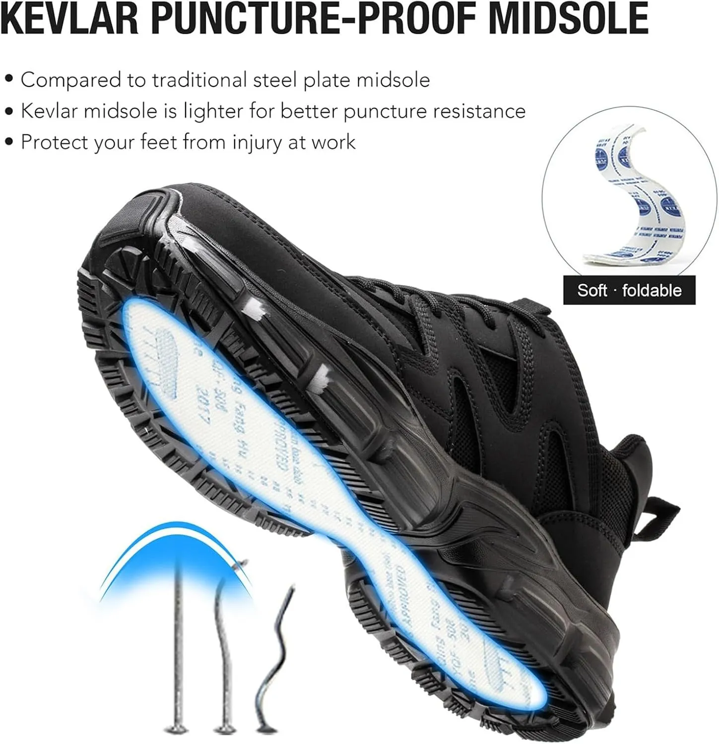 Women's Fashion Sneaker Non Slip Work Wide Comfortable Slip Resistant Work Shoes Casual Work Shoes for Men Suede Loafers Women Shoes Basketball Sneakers for Men
