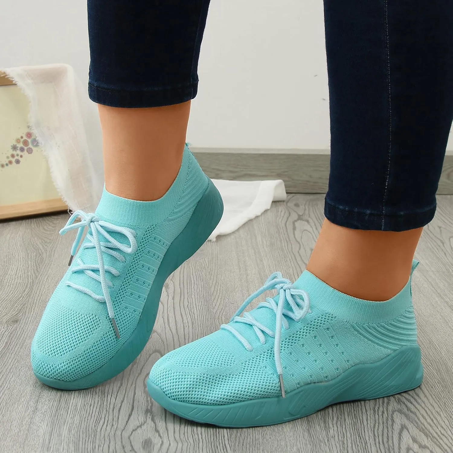 Women's Fashion Sneaker Non Slip Work Wide Comfortable Slip Resistant Work Shoes Running Shoes for Women Black Women Loafers Shoes for Work Men Shoes Sneakers