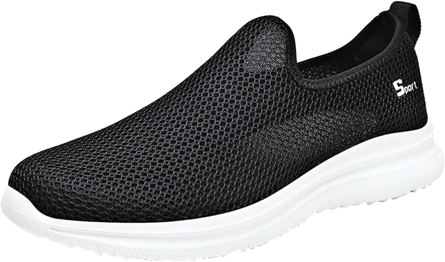 Women's Fashion Sneaker Non Slip Work Wide Comfortable Slip Resistant Work Shoes Work Tennis Shoes for Women Slip On Loafer Womens Black Slip On Sneakers