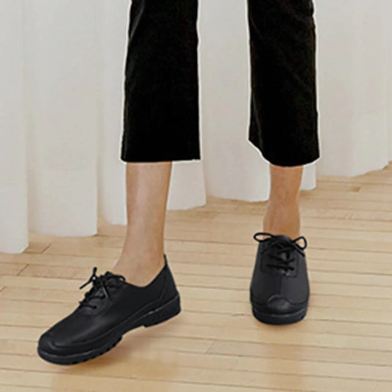 Women's Flat Shoes Lace Up Comfortable and Soft Oxford Non-Slip Brogues Shoes Business Casual Work
