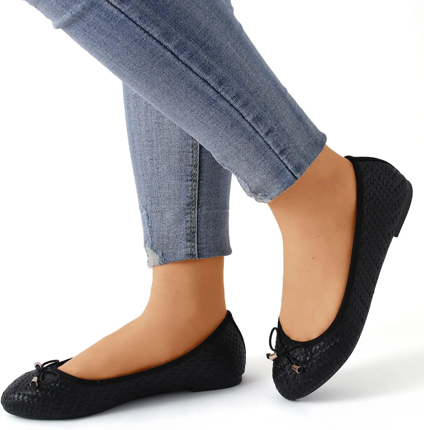 Women's Flats Shoes Ballet Flats Women's Flats Slip-On Soft Memory Foam Insole Low Wedge Comfort Soft