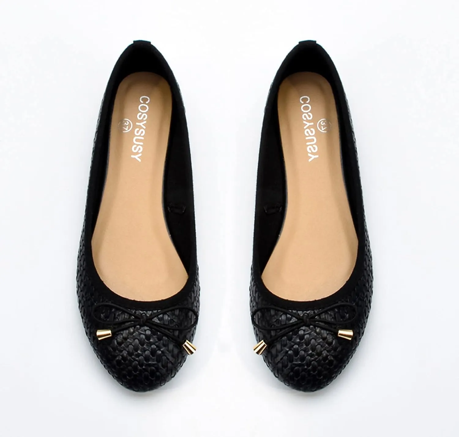 Women's Flats Shoes Ballet Flats Women's Flats Slip-On Soft Memory Foam Insole Low Wedge Comfort Soft