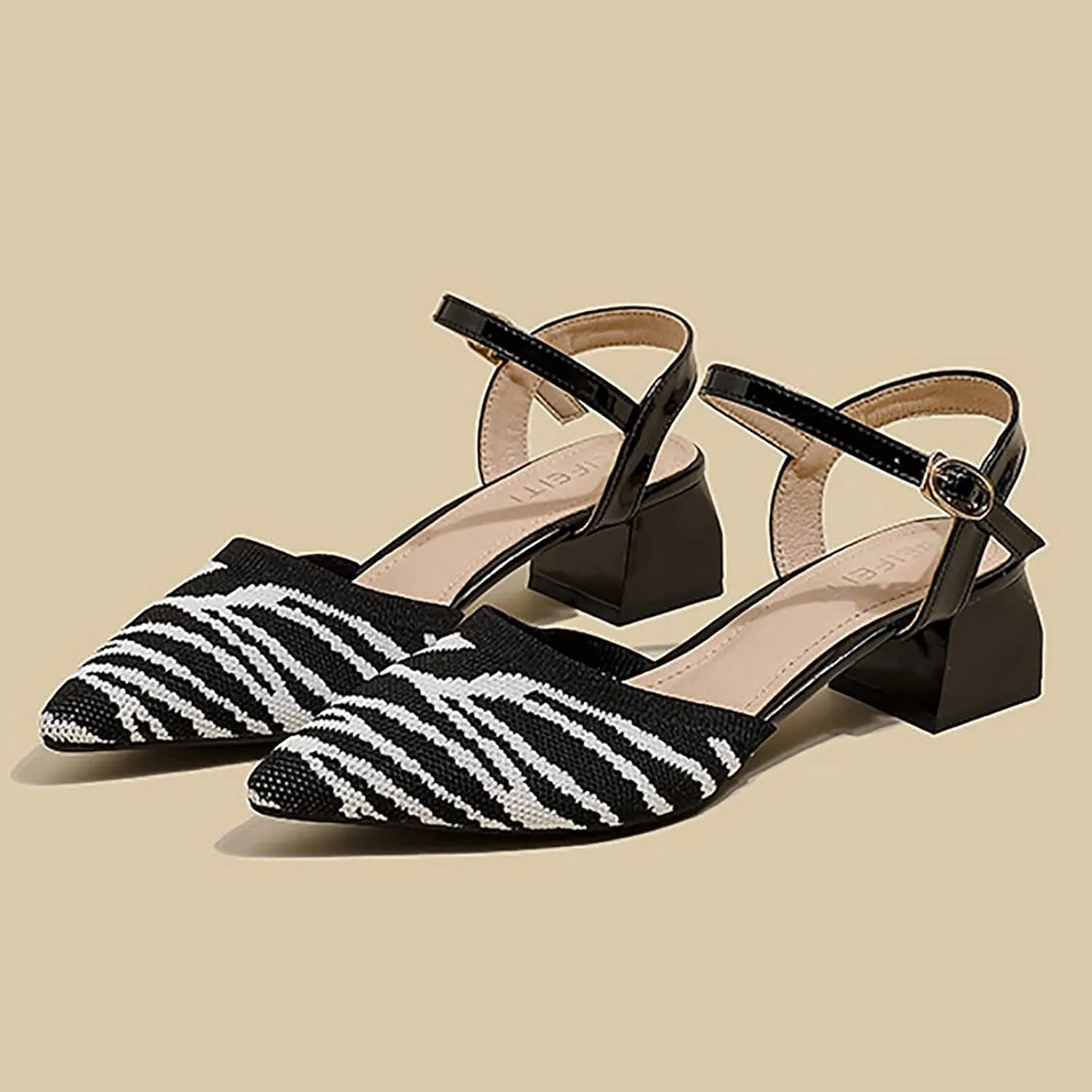 Women's Flats Shoes Breathable Women Comfortable Dress Shoes Pointed Toe Mesh Knit Single Comfortable Dress Flats