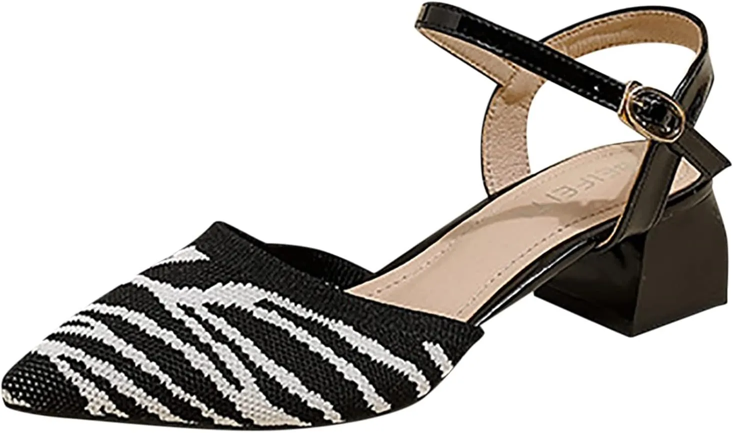 Women's Flats Shoes Breathable Women Comfortable Dress Shoes Pointed Toe Mesh Knit Single Comfortable Dress Flats