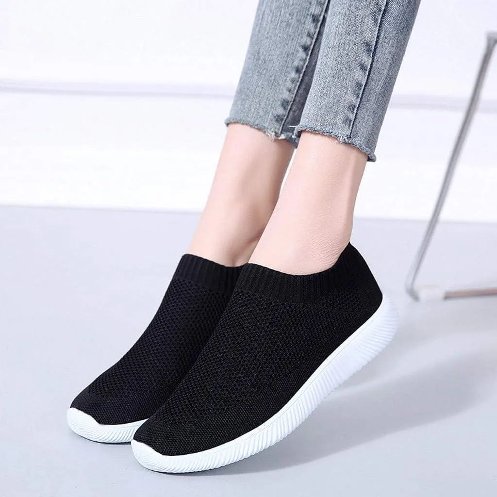 Women's Lightweight Slip On Walking Running Shoes Mens Dress Shoes Winter Casual Shoes Slip On Women Shoes Sneakers Red Tennis Shoe Casual Loafers
