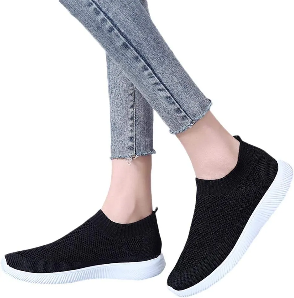 Women's Lightweight Slip On Walking Running Shoes Mens Dress Shoes Winter Casual Shoes Slip On Women Shoes Sneakers Red Tennis Shoe Casual Loafers