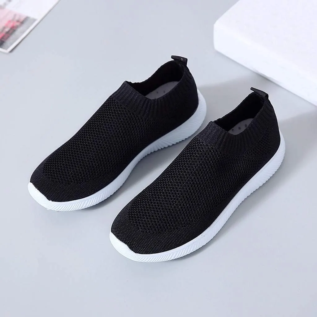 Women's Lightweight Slip On Walking Running Shoes Mens Dress Shoes Winter Casual Shoes Slip On Women Shoes Sneakers Red Tennis Shoe Casual Loafers