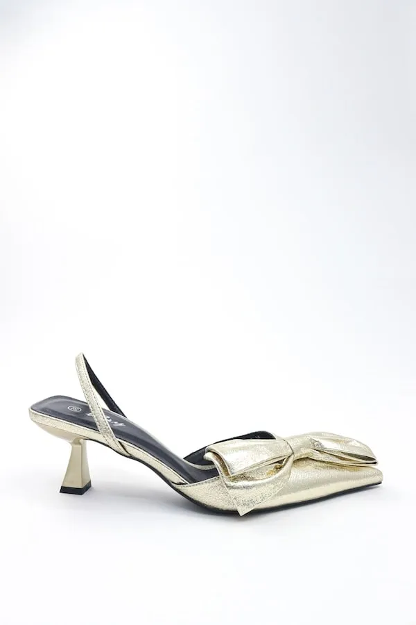 Women's Mid Pointed Toe Slingback Heels