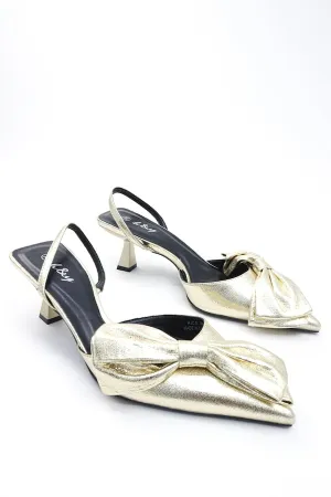 Women's Mid Pointed Toe Slingback Heels