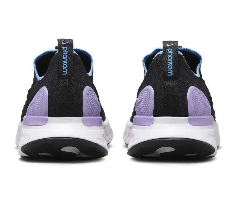 Women's Nike React Phantom Run Flyknit 2 'Black Lilac'