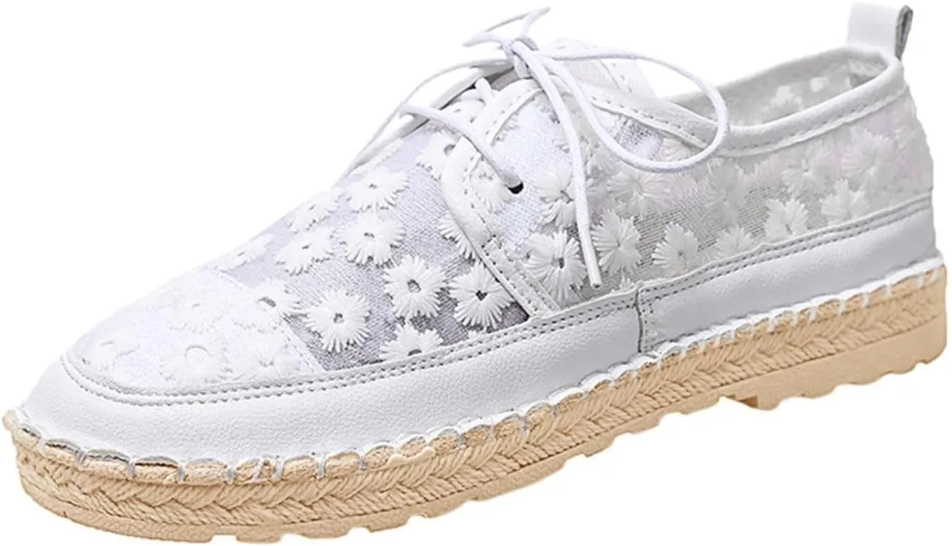 Womens Running Shoes White Leather Sneakers for Women Womens Slip on Lightweight Casual Tennis Sneakers