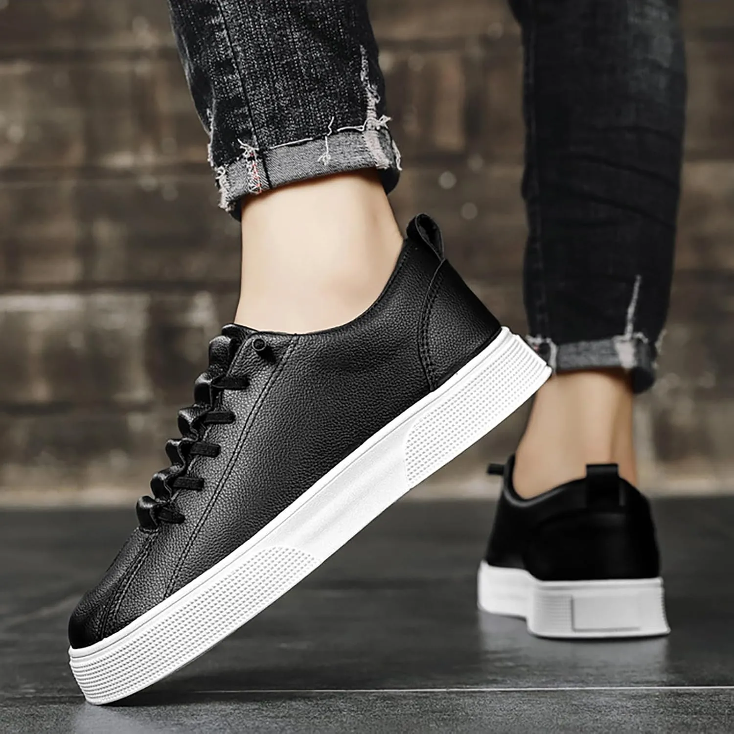 Womens Shoes Sneakers Mens Casual Dress Shoes Mules for Women Flats Slip on Non Slip Low Top Casual Loafers for Women Comfort Platform Sneakers