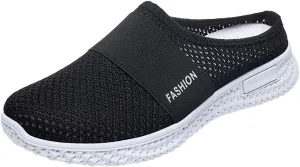 Women's Slip-On Orthopedic Arch Support Backless Slip On Shoes Women Lether Woman Shoes Casual White Sneakers Slip On Tennis Shoe Loafers Casual Slip On