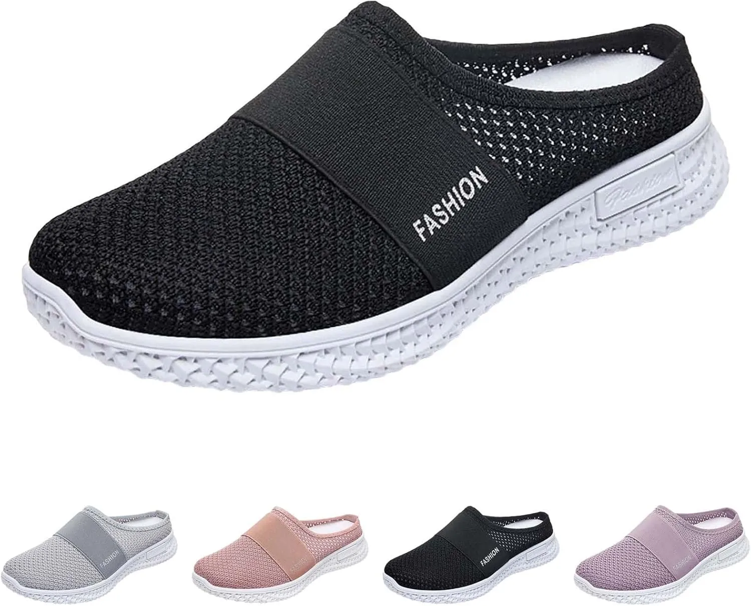 Women's Slip-On Orthopedic Arch Support Backless Slip On Shoes Women Lether Woman Shoes Casual White Sneakers Slip On Tennis Shoe Loafers Casual Slip On