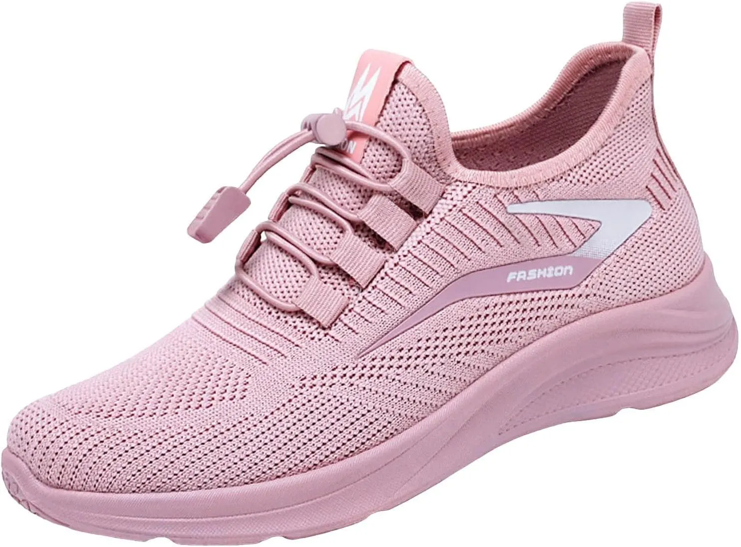 Womens Slip On Running Shoes Casual Non Slip Walking Shoes Lightweight Breathable Flat Workout Sneakers