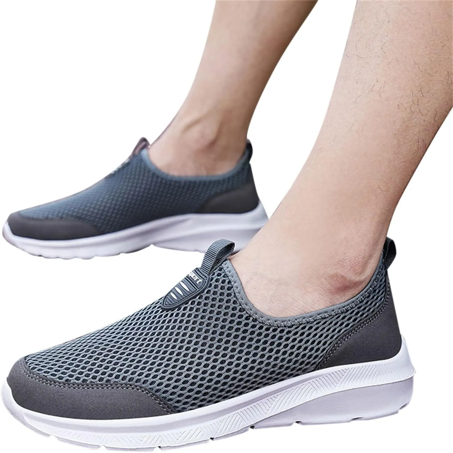 Womens Slip On Walking Shoes Non Slip Running Shoes Walking Shoes Women Slip On White Casual Shoes High Top Sneakers Waterproof Tennis Shoe Casual Loafers