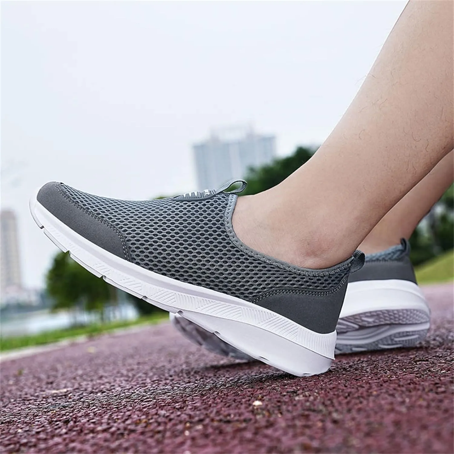 Womens Slip On Walking Shoes Non Slip Running Shoes Walking Shoes Women Slip On White Casual Shoes High Top Sneakers Waterproof Tennis Shoe Casual Loafers
