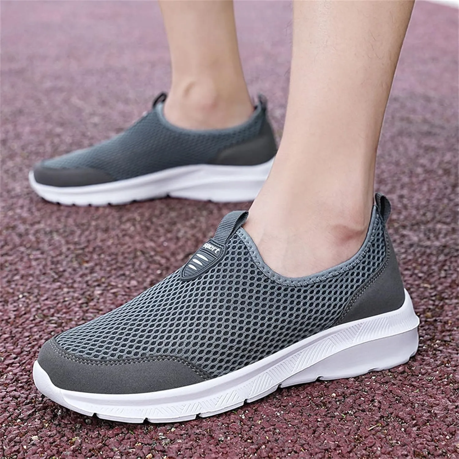 Womens Slip On Walking Shoes Non Slip Running Shoes Walking Shoes Women Slip On White Casual Shoes High Top Sneakers Waterproof Tennis Shoe Casual Loafers