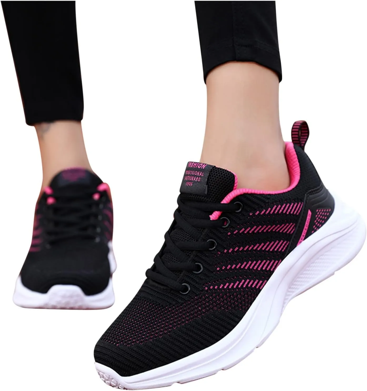 Womens Walking Shoes Outdoor Tennis Sport Shoes Non Slip Lightweight Breathable Casual Athletic Shoes