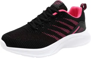 Womens Walking Shoes Outdoor Tennis Sport Shoes Non Slip Lightweight Breathable Casual Athletic Shoes