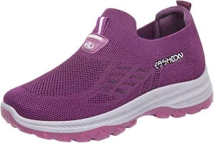 Womens Walking Shoes Slip On Tennis Sneakers Non Slip Lightweight Breathable Casual Athletic Sport Workout Shoes
