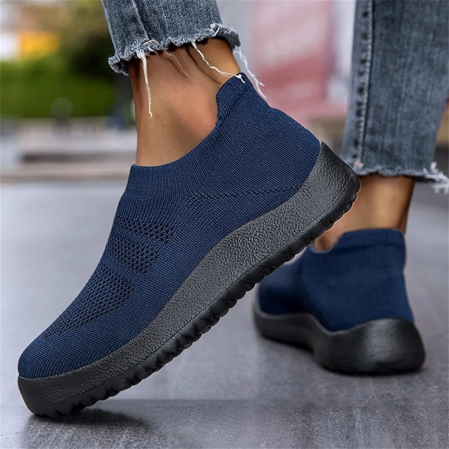 Womens Walking Shoes Wide Diabetic Shoes Non Slip Work Shoes Women Walking Ladies Shoes Casual Dress Sneakers Slip On Tennis Shoe Loafers Casual Slip On