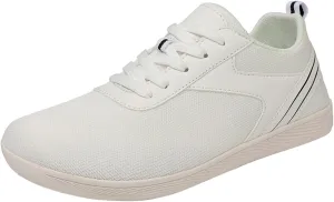 Womens Wide Toe Box Barefoot Cross Trainer Minimalist Zero Drop Sole Casual Running Walking Sneakers