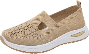 Women's Woven Orthopedic Breathable Soft Shoes Womens Running Shoes Wide Feet Men's Casual Dress Shoes Slip On Sneakers Platform Tennis Shoe Loafers Casual Slip On
