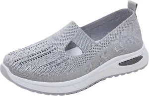 Women's Woven Orthopedic Breathable Soft Shoes Womens Running Shoes Wide Feet Men's Casual Dress Shoes Slip On Sneakers Platform Tennis Shoe Loafers Casual Slip On