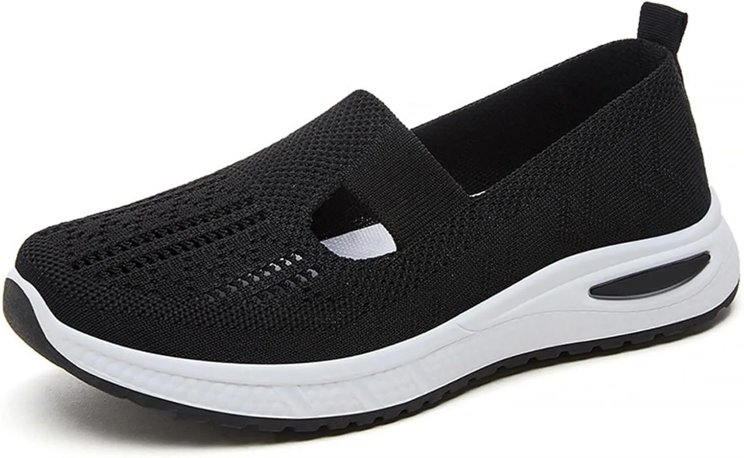 Women's Woven Orthopedic Breathable Soft Shoes Womens Tennis Shoes Mesh Slip On Shoes Casual Platform Sneakers Waterproof Tennis Shoe Loafers Casual Slip On