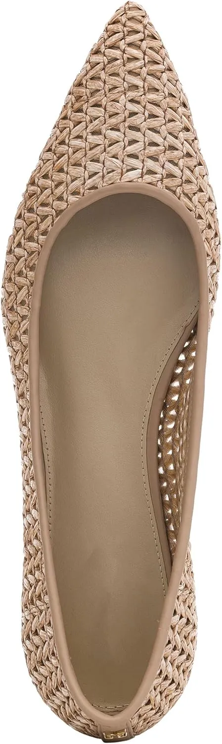 Woven Flats for Women Comfortable and Breathable Ballet Flats with Fashionable Pointed Toe Design for Everyday Elegance