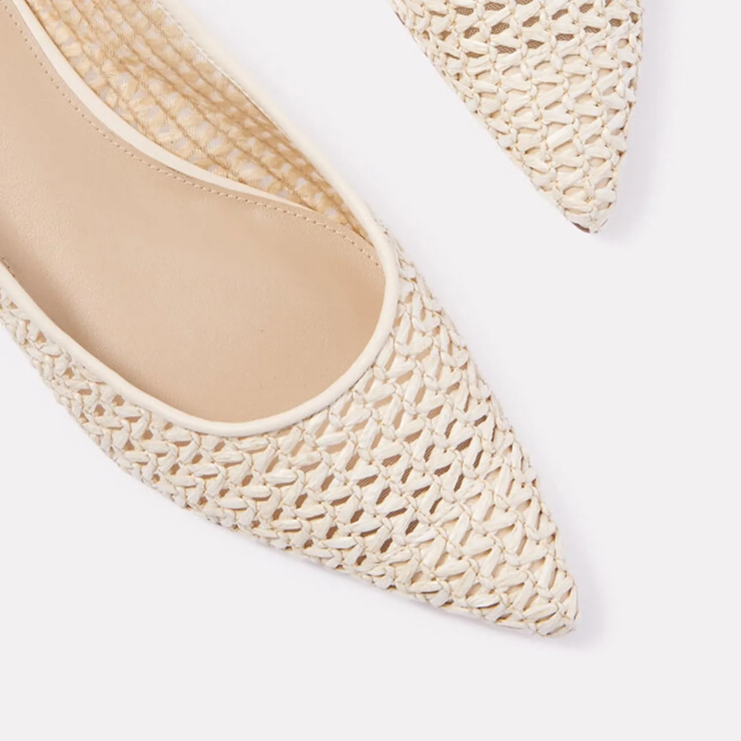 Woven Flats for Women Comfortable and Breathable Ballet Flats with Fashionable Pointed Toe Design for Everyday Elegance