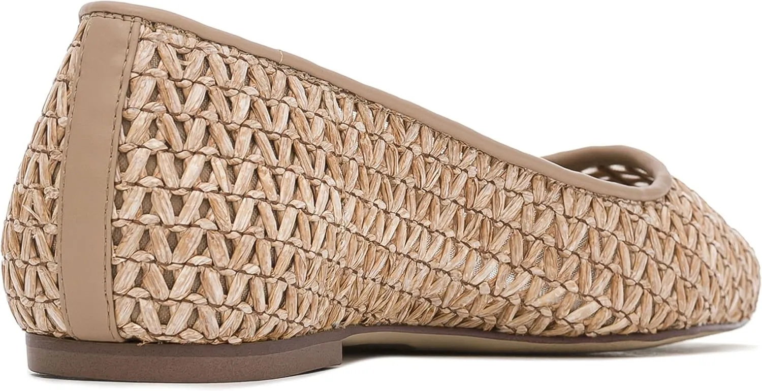 Woven Flats for Women Comfortable and Breathable Ballet Flats with Fashionable Pointed Toe Design for Everyday Elegance